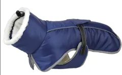 Pet Autumn And Winter Clothes Thick Warm Waterproof Cold-proof Cotton Coat Pet Clothing Dog Clothes - Blue - View 1