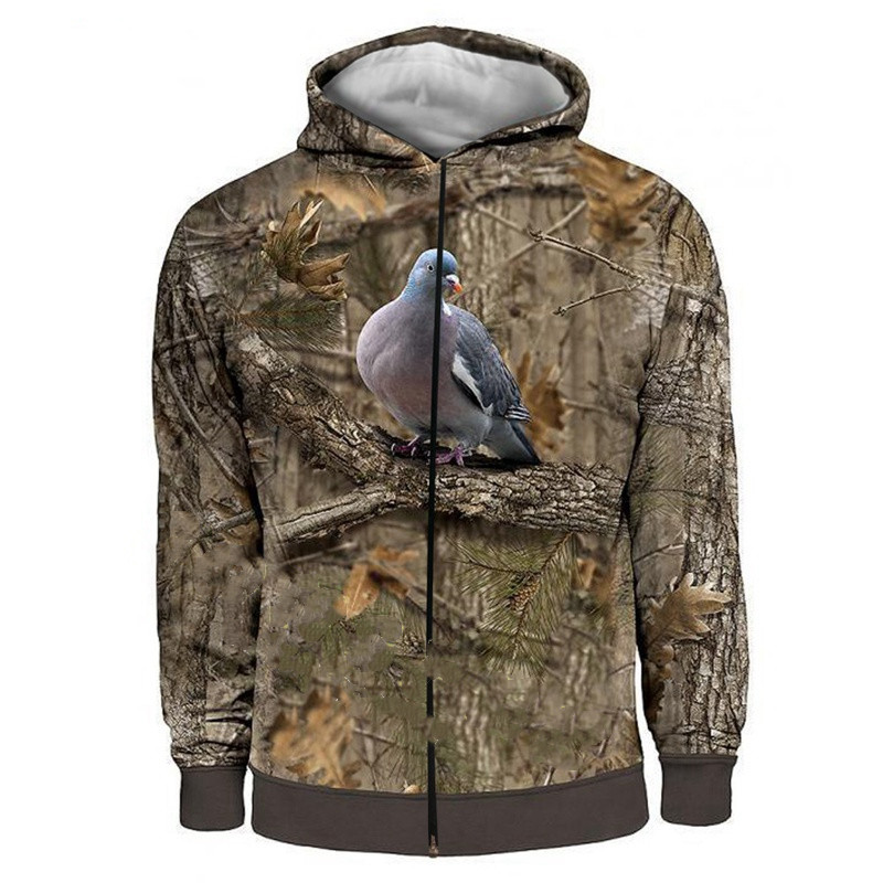 Title 1, Camouflage jachtdiervogel-hoodie voor heren