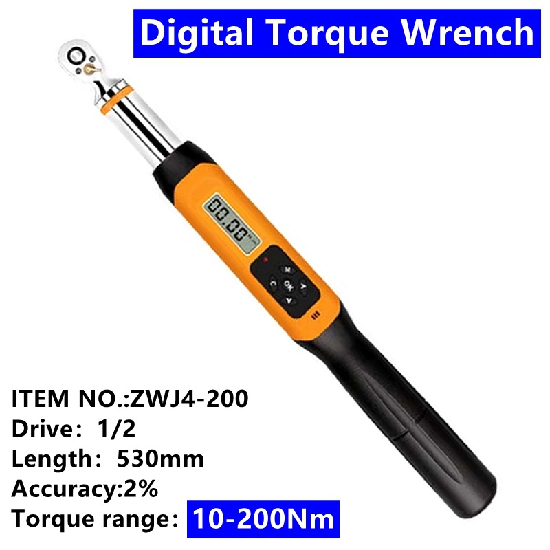 Title 7, Movable Head Digital Display Torque Wrench