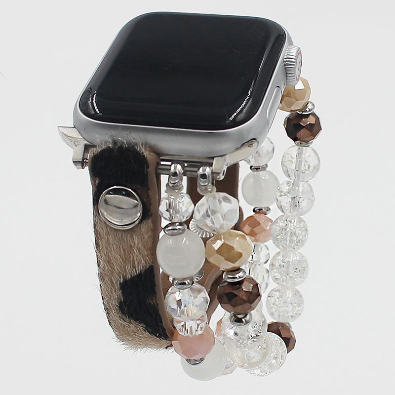 Suitable For Watch  38mm42mm Silicone Decorative Ring Letter ABC Silicone Strap