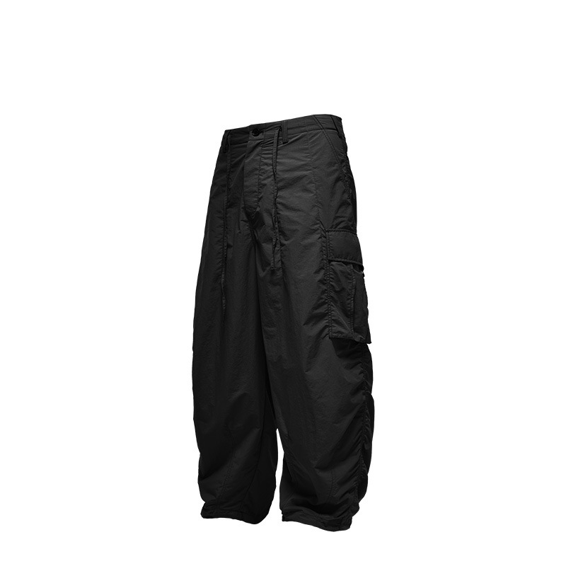 Title 6, Pantalon cargo large à carreaux fins pour homme...