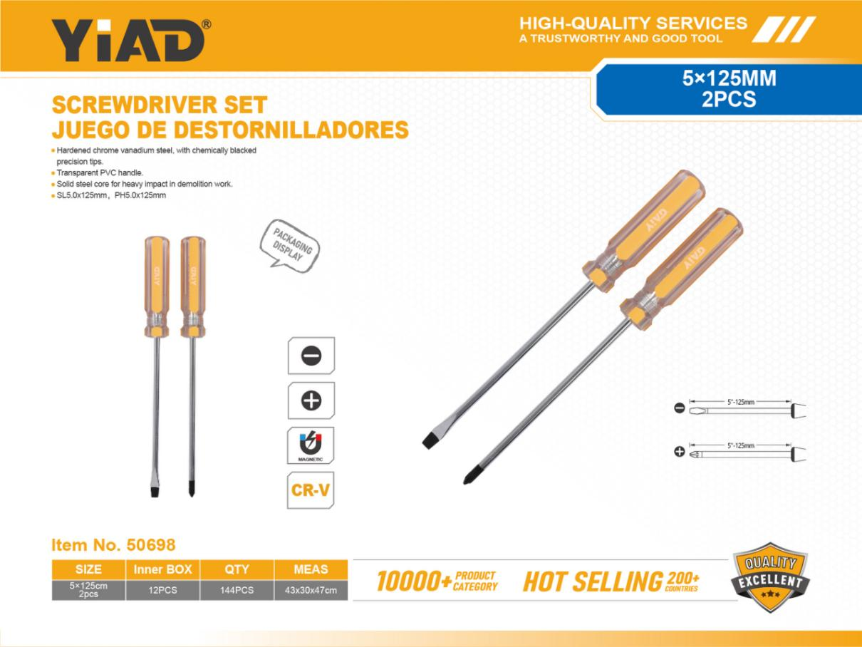 2PC 5inch Screwdriver With Crystal Handle, Only Supports Self-pickup, Please Note That Free Shipping Is For Anti-bidding Price