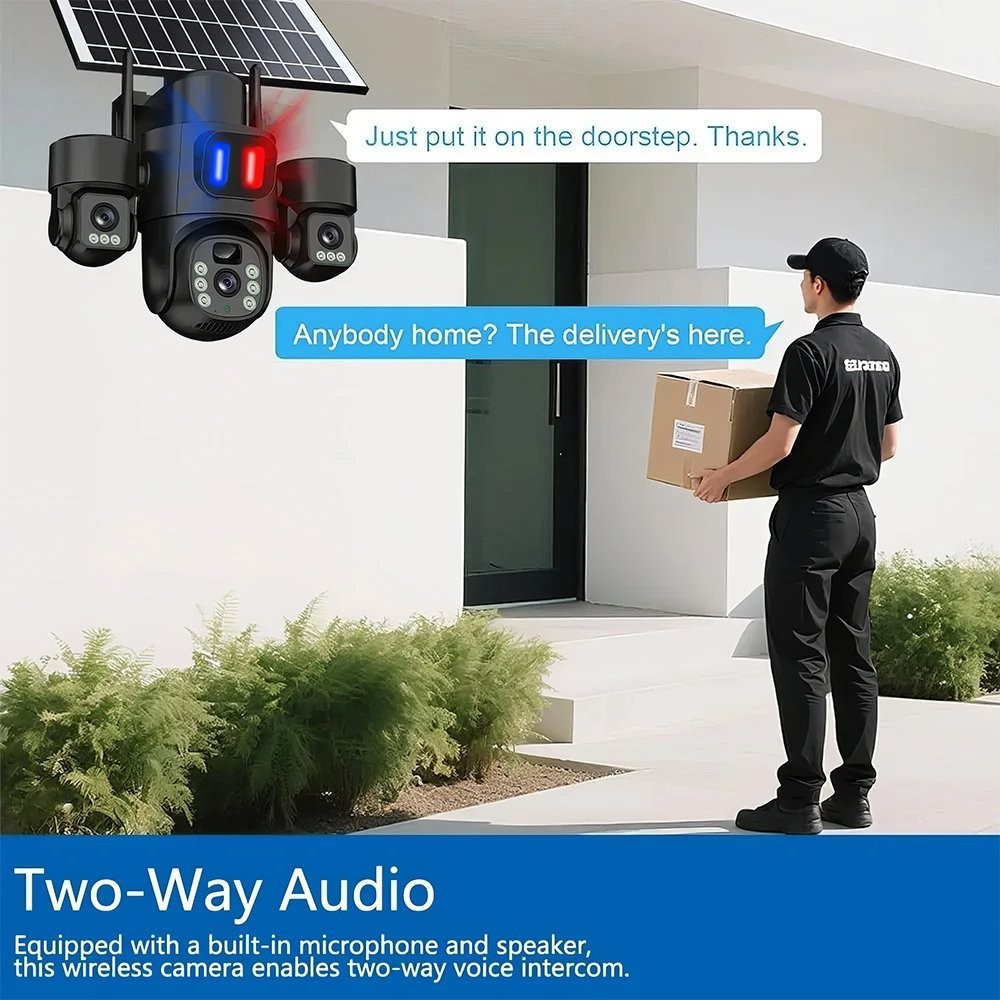 3-in-1 Wireless Solar Camera 360 Waterproof Outdoor Energy Saving WIFI — image 8