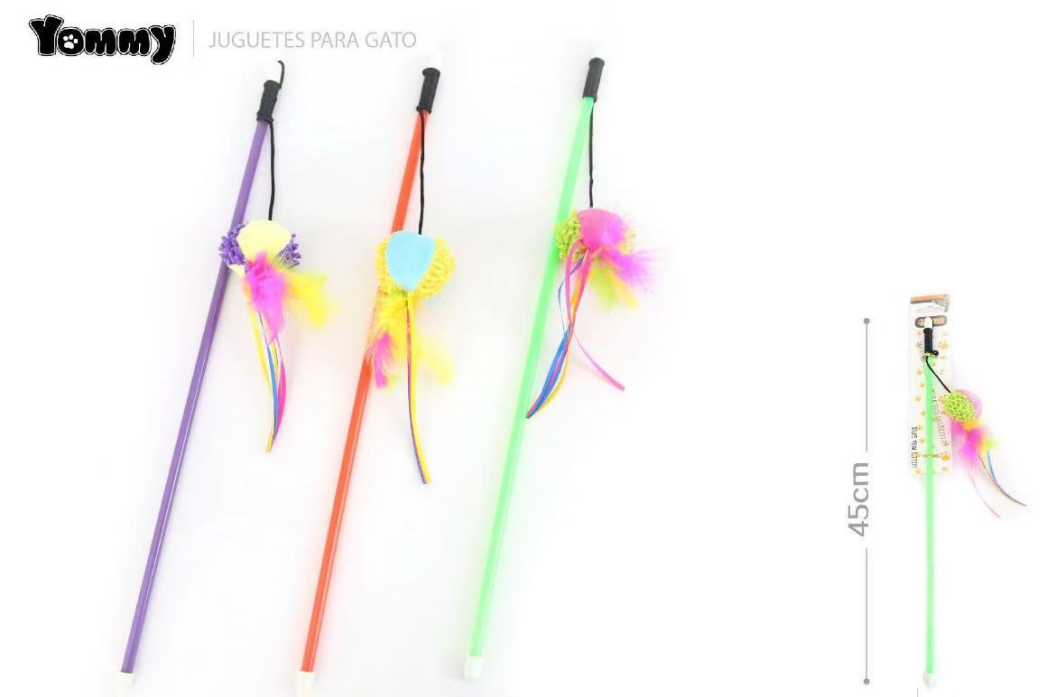 Colored Ball Cat Stick