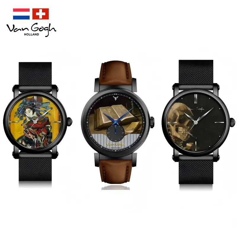 Van Gogh Men's Quartz Wrist Watch 3D