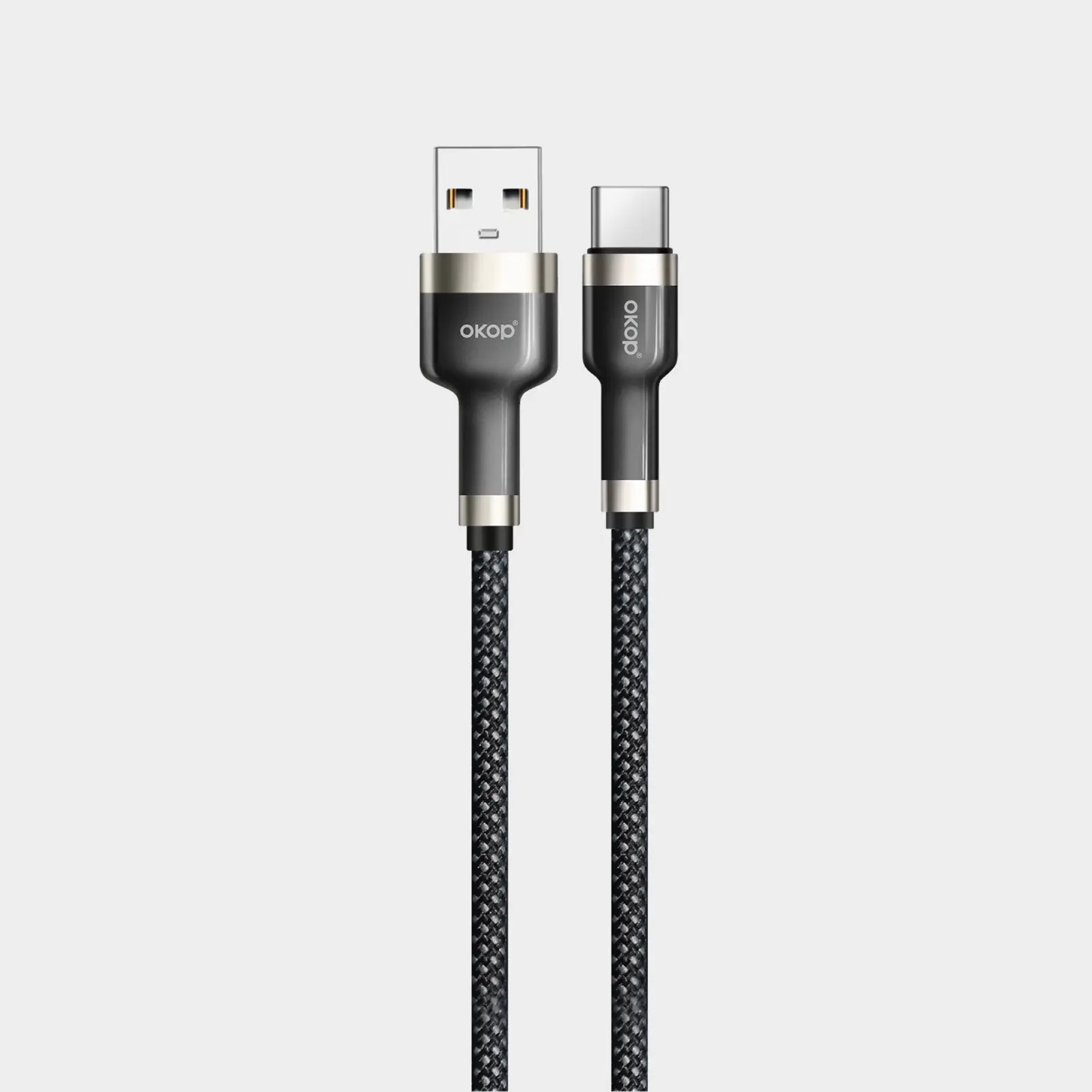 KP-318 Braided 65W Fast-Charging Data Cable Durable