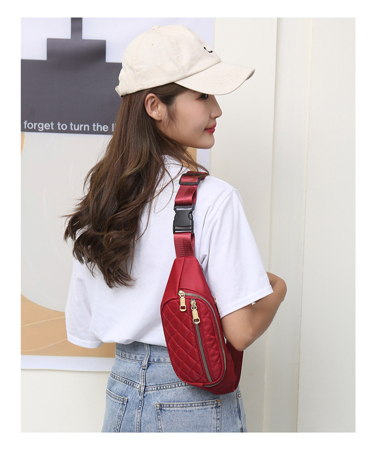 Title 8, New Large Capacity Chest Bag Korean Simple Women