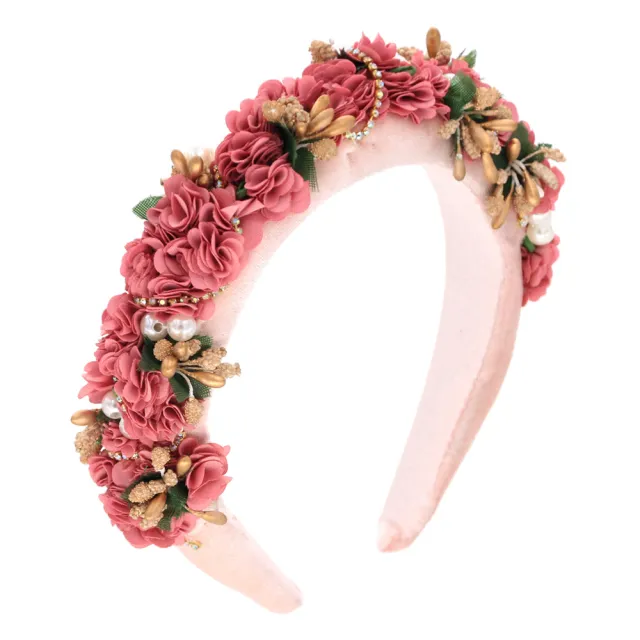 Bridal Flower Headband Headband European And American Wedding Accessories Psij04 - Shop at LoveMi