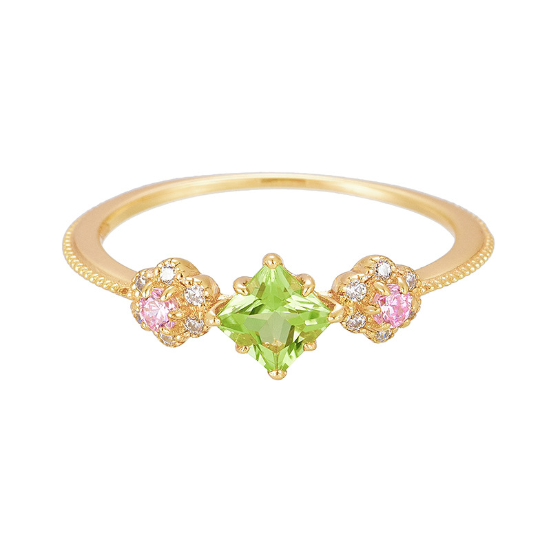 Title 2, Gold Flower Light Luxury Ring