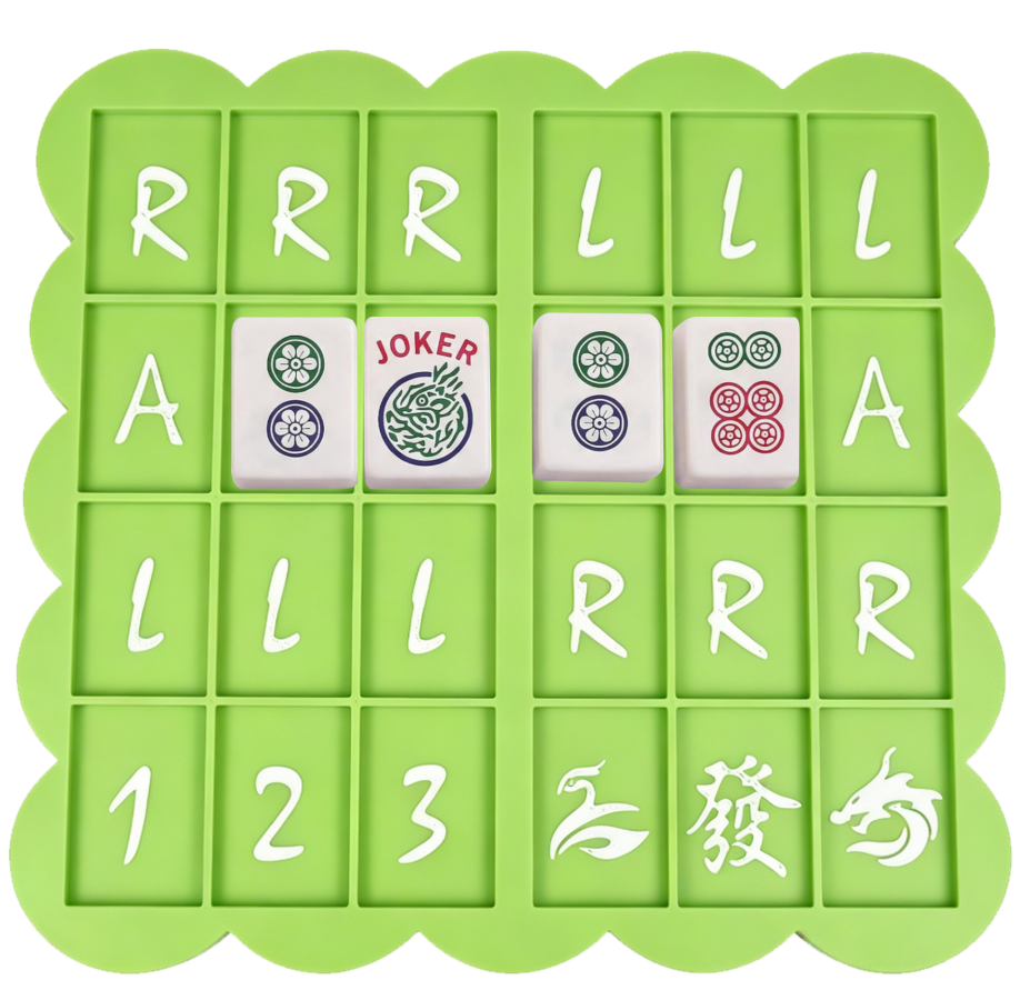 American Mahjong Charleston Practice Board, 3D Printed Solo Passing Sequence Training Guide For Beginners, Mahjong Learning Accessory