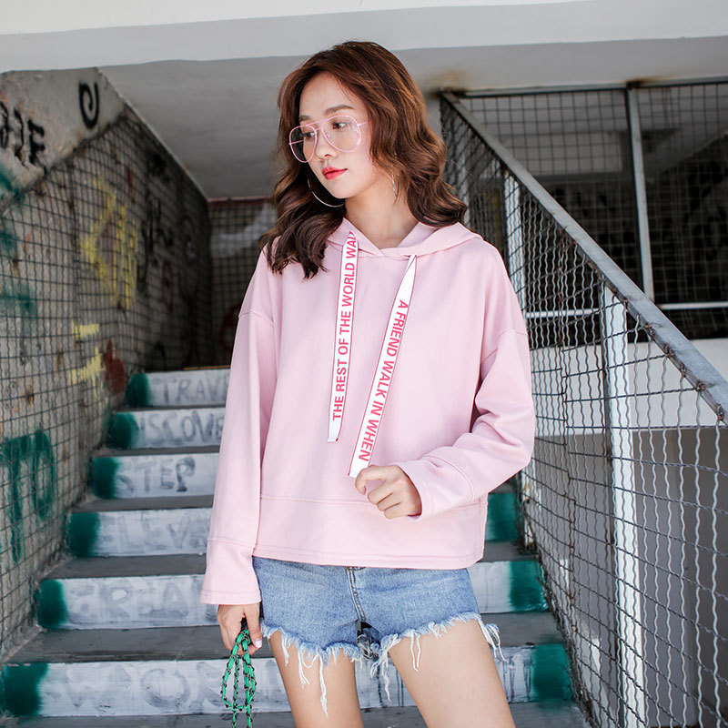 Title 5, Long sleeve pullover hooded collar top