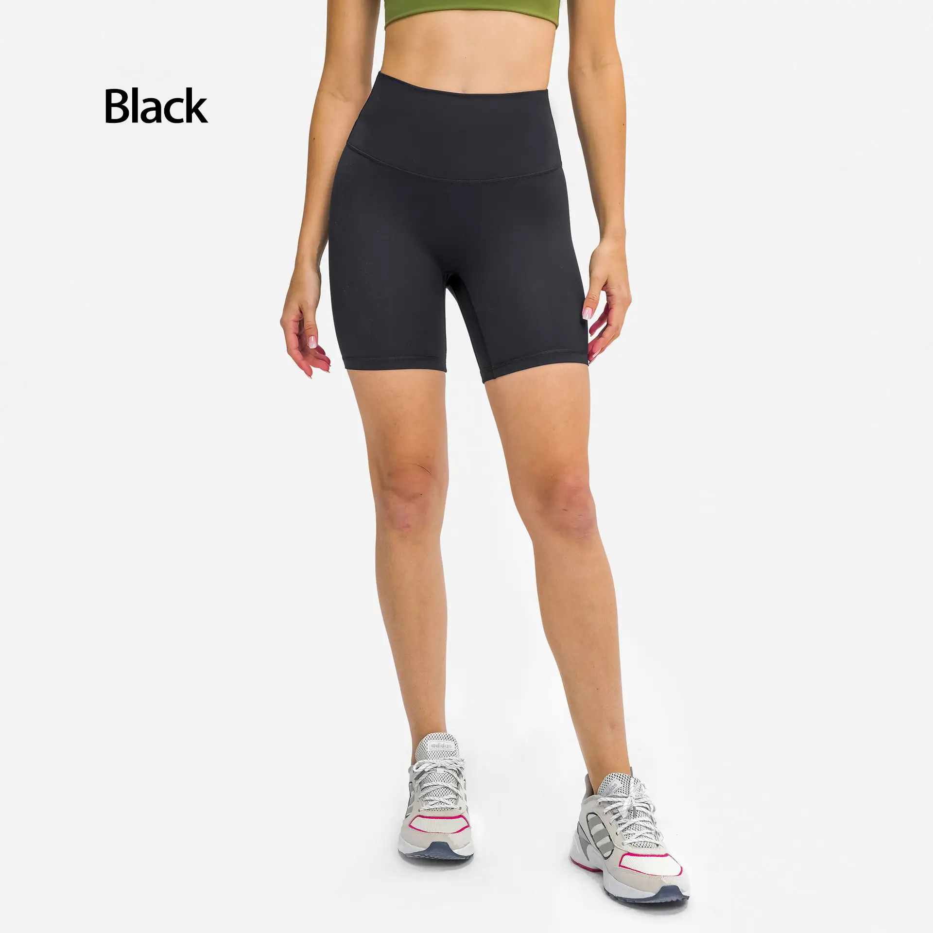 Naked-feel Elastic Yoga Pants, Tummy Control