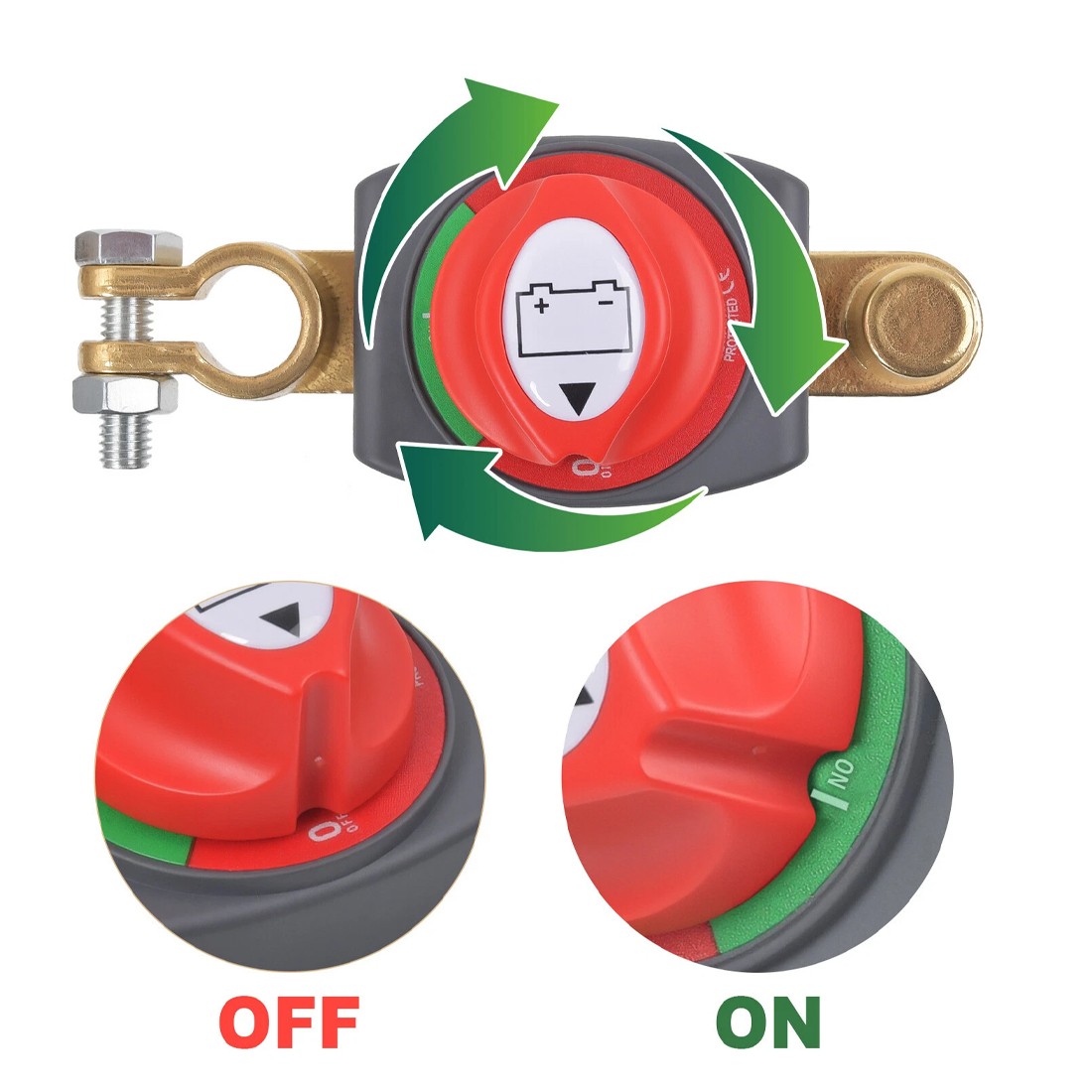 12V 24V Car Battery Disconnect  Cut Off Isolator Marine Truck Camper Boat New Uk 2