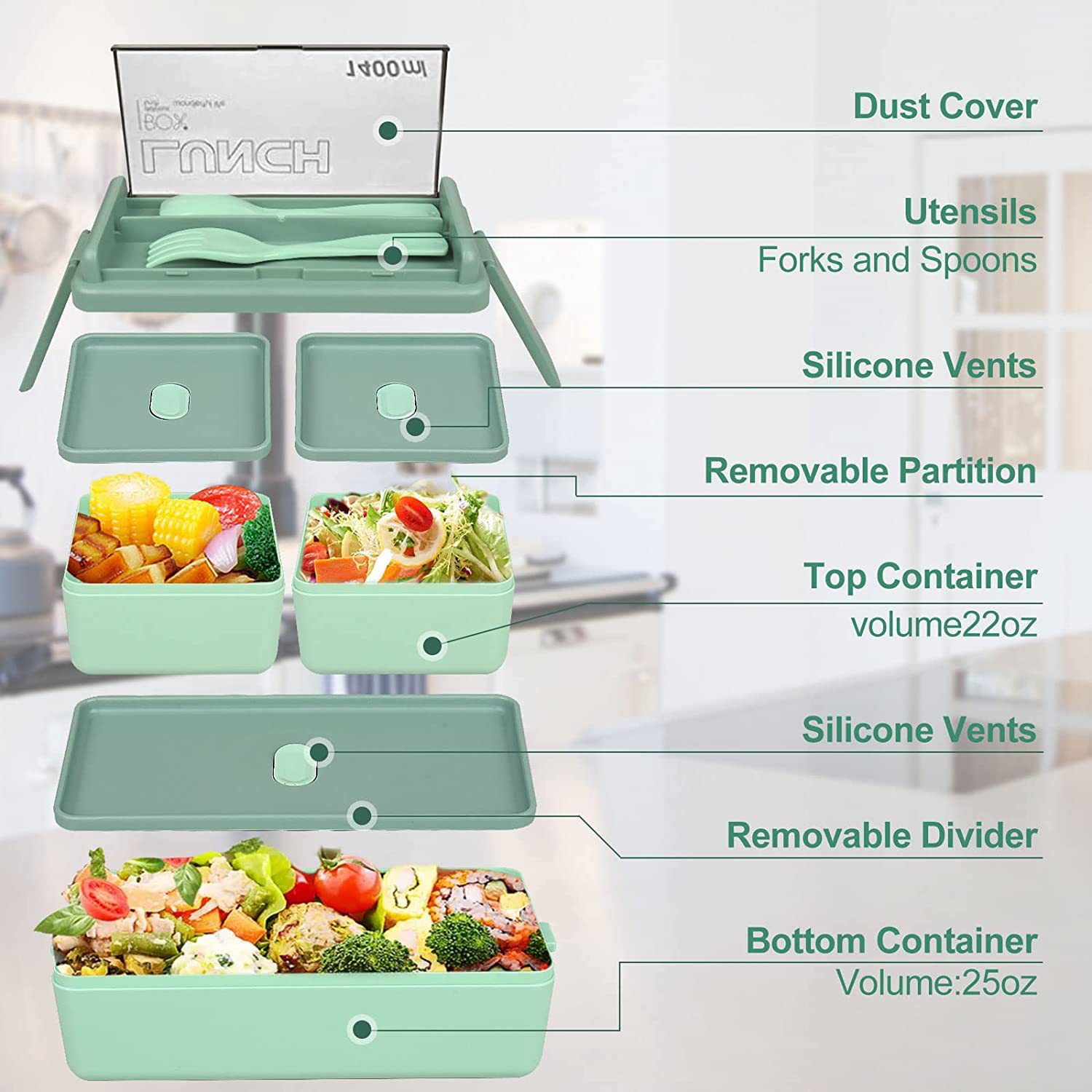 32-piece Set Japanese Lunch Box Suit - Image 3