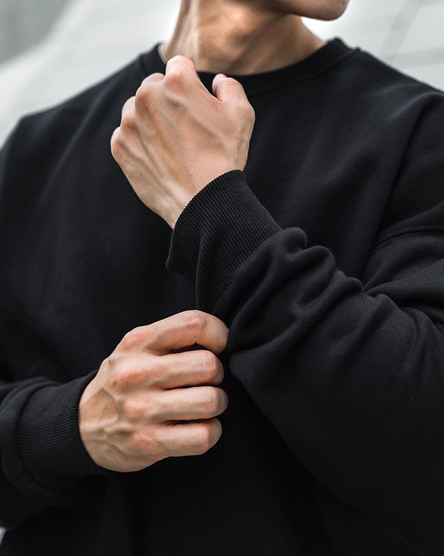 Turtleneck Long-sleeved Round Neck Loose Padded Sweater Men's Season Sports Clothes