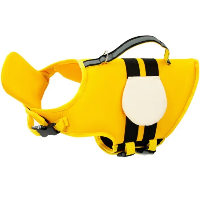 Summer Animal Shape Little Bee Dog Life Jacket Yellow Bee - Shop at LoveMi