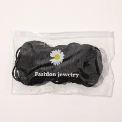 Simple Headband Bag Hairband Elastic Leather Hair Rope Suit Women - Packed In Bags - View 1