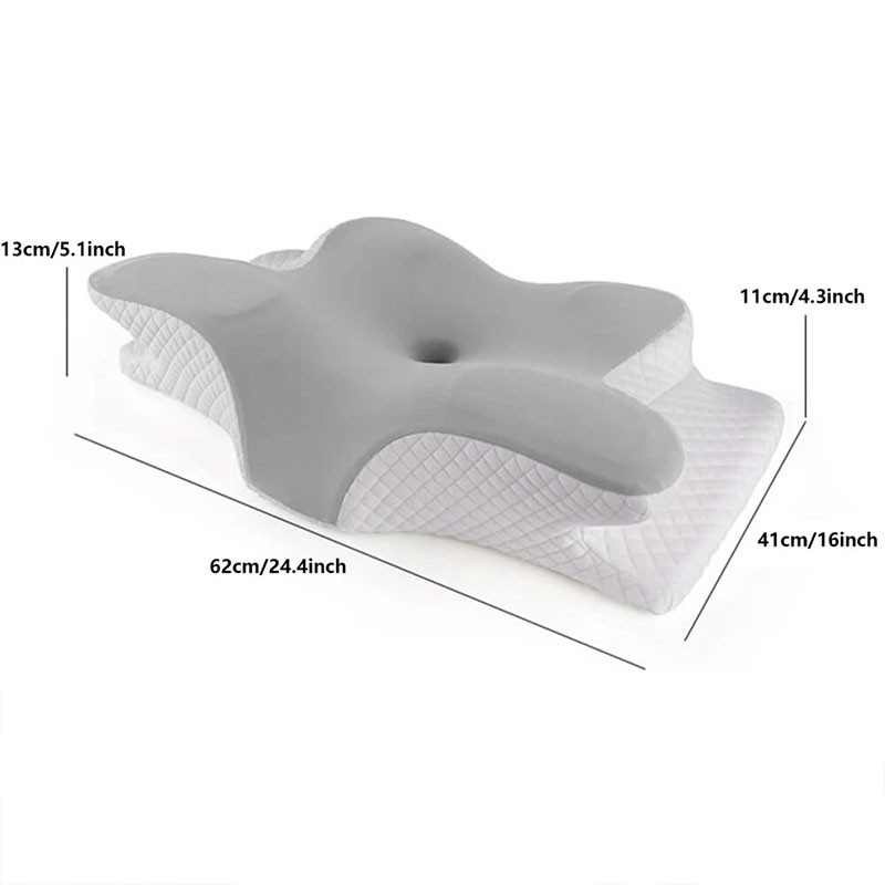 Cervical Memory Foam Neck Pillow Orthopedic Neck Back Support Anti Snore 8