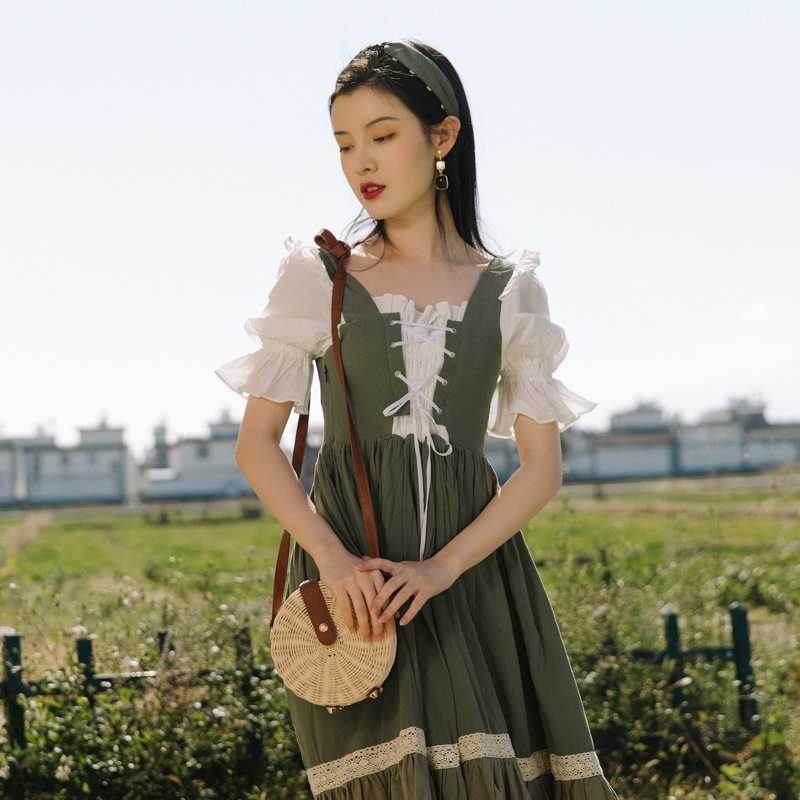 First Love Girl Heart Tie Dress