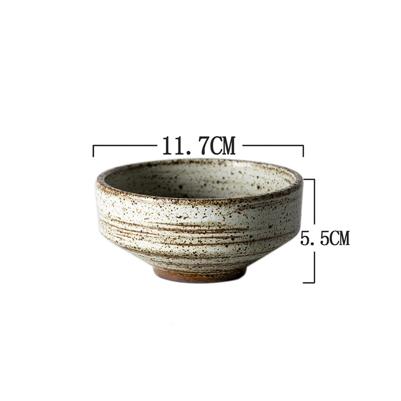 Title 2, Retro Style Fashion Simple Rough Pottery Tableware