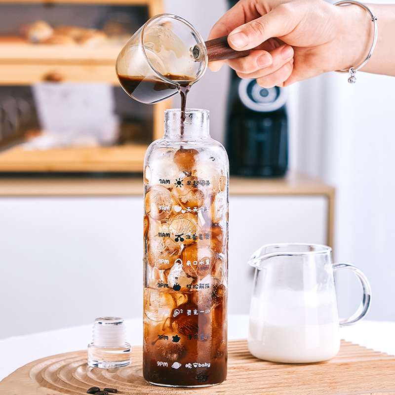 Title 5, Cold Brew Coffee Glass Brew Bottle High Borosil...