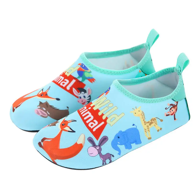 Children's Beach Swimming Shoes Water Park Cartoon Rubber Sole Beach Socks Shoes