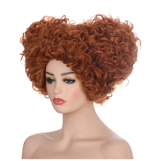 Queen of Hearts Brown Wig