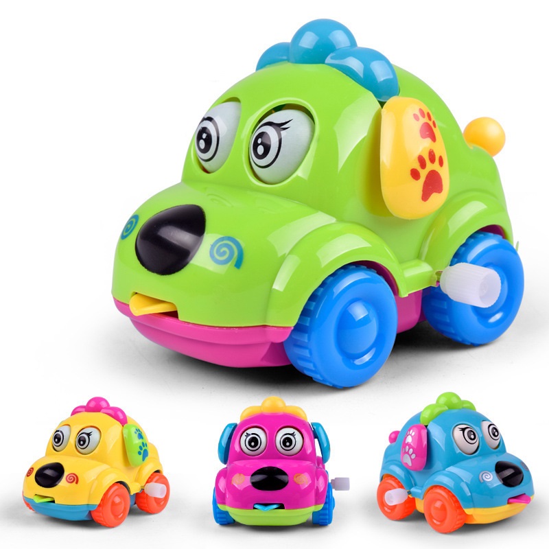 37bacd6a 484d 41ee 96a2 991c2f6f4aa4 - Children's Cartoon Animal Clockwork Small Toy Winding Car