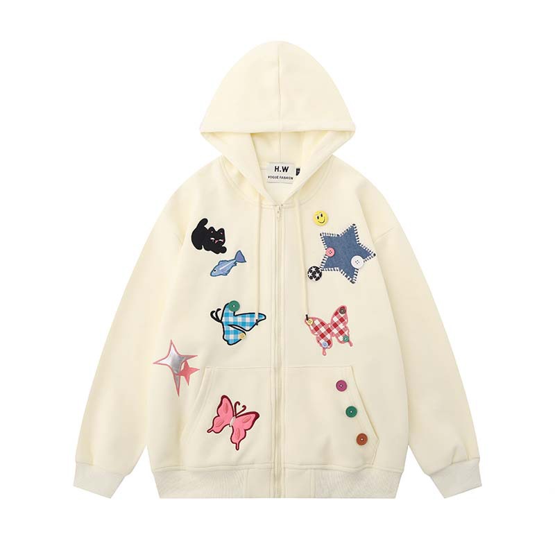 Retro Cute Animal Embroidered Sweater