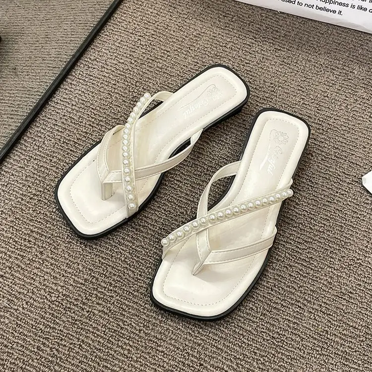 Women's Flip Flops, New French Style Pearl