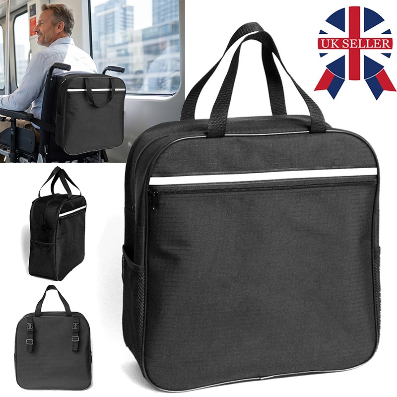 MOBILITY SCOOTER WHEELCHAIR SHOPPING BAG UNIVERSAL LARGE ARMREST STORAGE CARRY.. — image 2