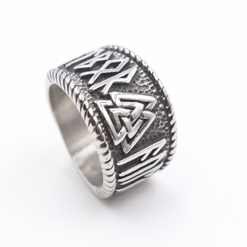 Men's New Nordic Mythology Viking Warrior Ring