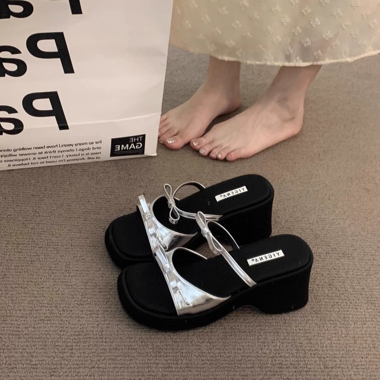 High Heels, Stunning Sandals, Fairy Shoes, Summer Sponge Sole, Roman Shoes, Women's Slippers