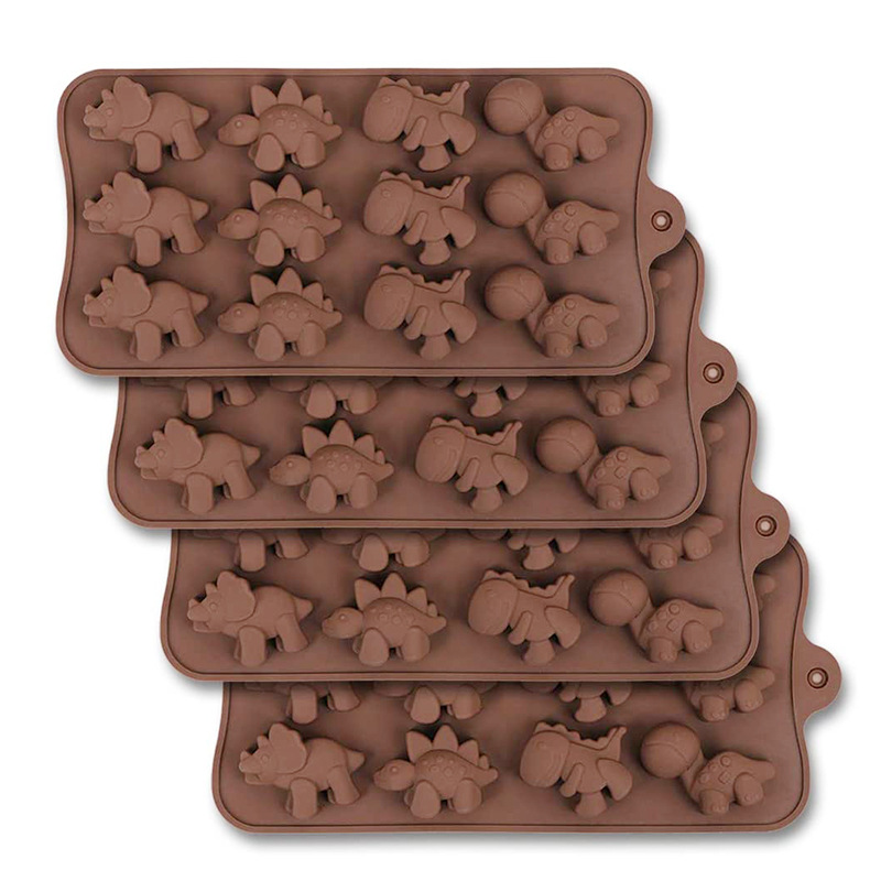 Title 5, Dinosaur Silicone Christmas Chocolate Fondant Mold