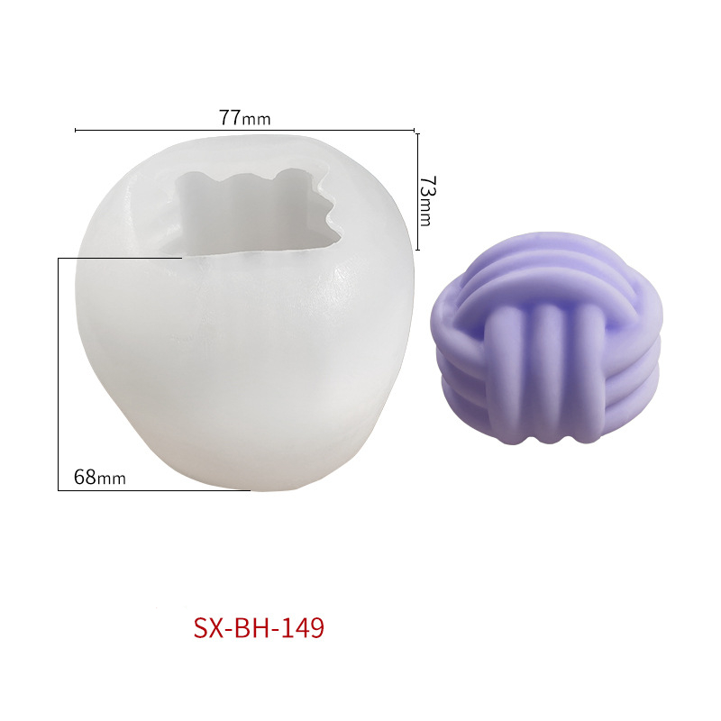 Title 4, DIY Three Dimensional Wool Ball Silicone Mold