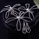 3Hairbrush 1Pair Earring