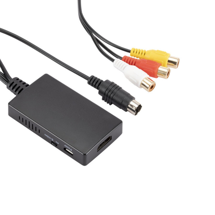 RCA To HDMI S-Video Composite NES VCR DVD LaserDisc Sega Genesis N64 Nintendo SN