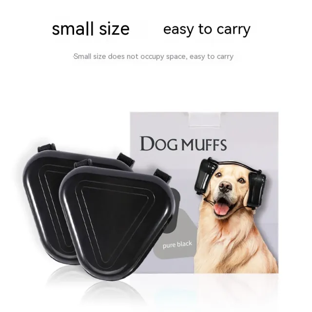 Anti noise Pet Dog Earmuffs Hunting Shooting Comfortable Protective Noise Reduction Black Dog Earmuffs - Shop at LoveMi
