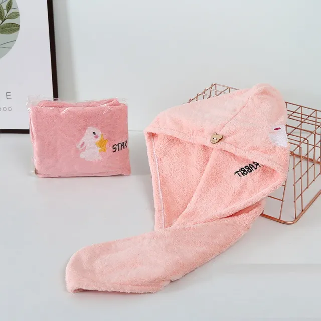 Strong Water Absorbing Thickened Quick Drying Headband Pink - Shop at LoveMi