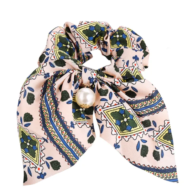 Pearl Pendant Large Intestine Circle Hair Tie - Shop at LoveMi