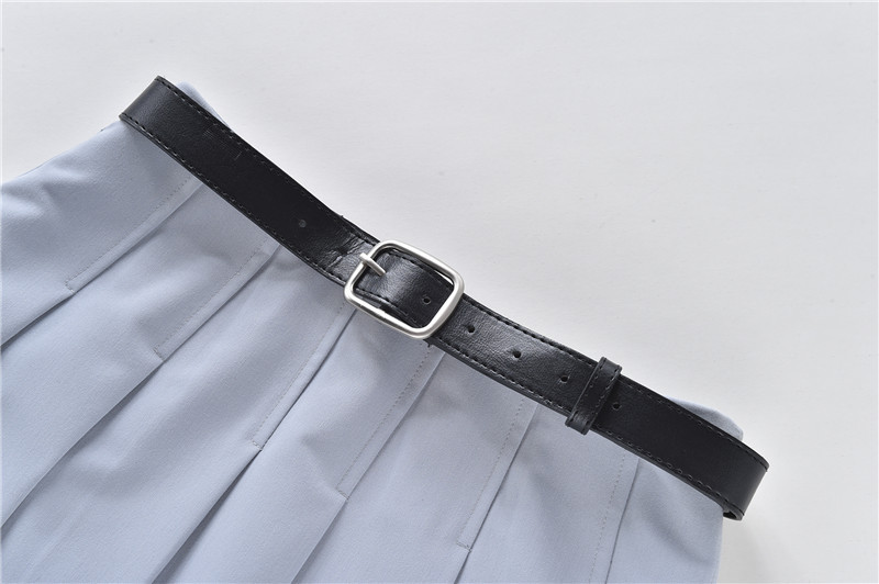 تنورة كورية م pleats صغيرة أنيقة