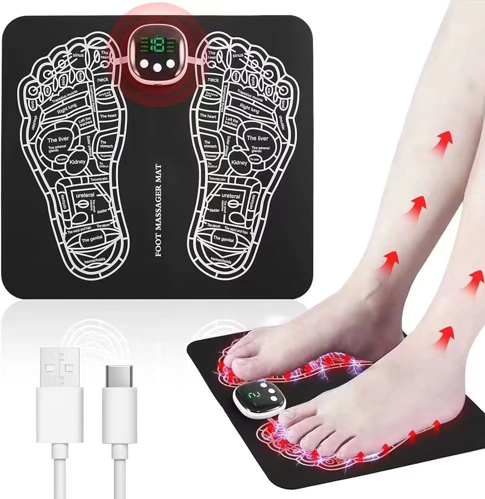 Heated Foot Massager with Kneading Vibration Compression. Customized Soothing Solution: Our advanced Nooro foot massager uses 6 different massage techniques and multiple levels of intensity to target your tired feet and provide soothing comfort just the w