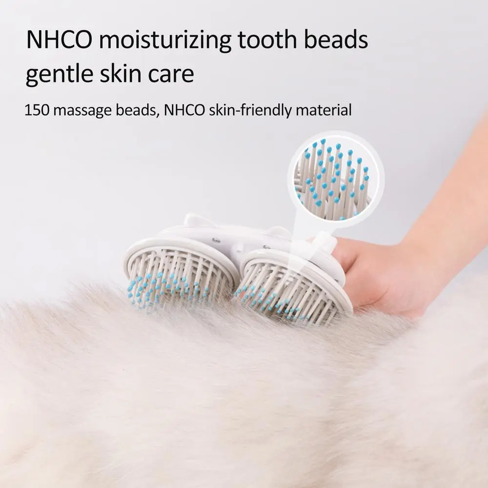 Pet Cat Brush Dog Slicker Brush Double-headed Negative Ion One-button Self Cleaning Dog Cat Hair Removal Pets Products – image 10