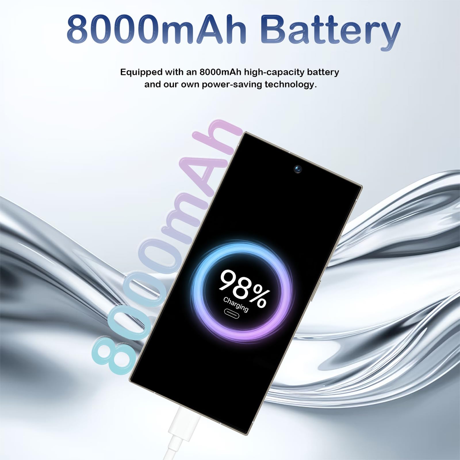 C25 Ultra Unlocked Phone  5G 12-512GB Smartphone  6900mAh,6 9  HD Screen,Android 14 Cell Phone Built In Pen Dual SIM Fingerprint Unlock Face ID — foto 7