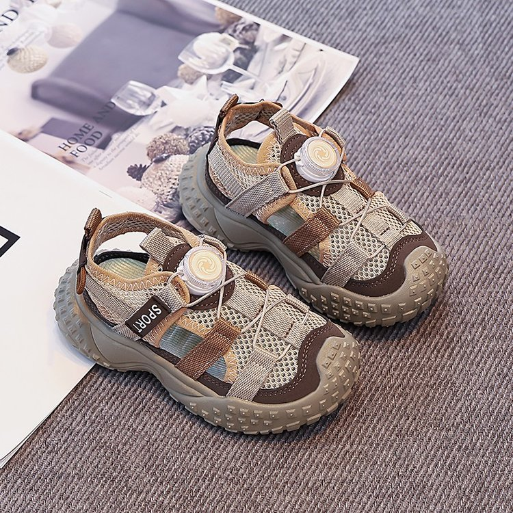2025 New Summer Hollow Breathable Sandals, Ultra Light Soft Sole Dad Sneakers, Unisex Boys Girls Casual Sports Sandals