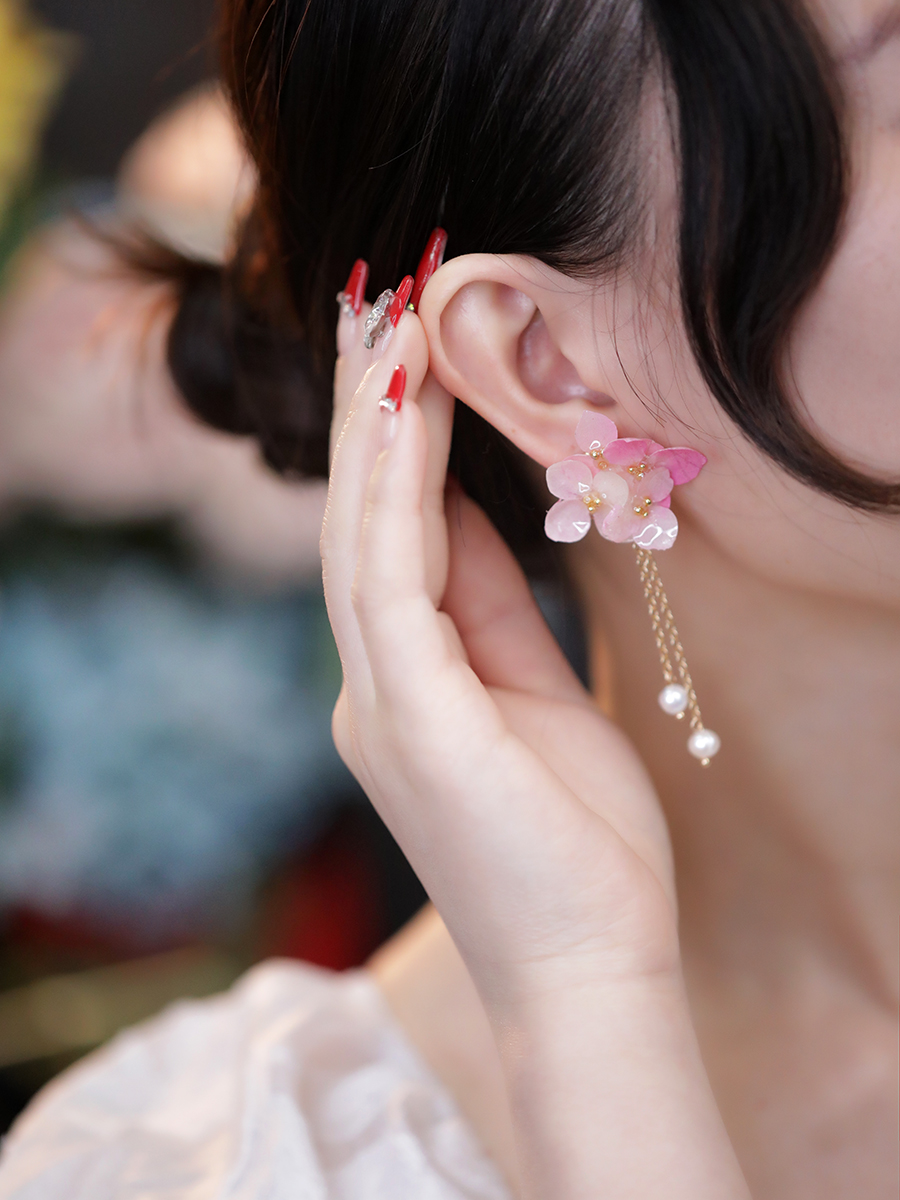 Title 1, Preserved Flower Earrings for Women, Small and ...