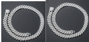 European And American Hip-hop New 14mm Diamond-shaped Cuban Chain