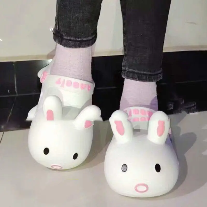 Men's And Women's Non-slip Children's Rabbit-shaped Hole Shoes