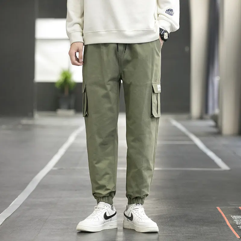 Cargo Pants Men Streetwear Joggers Casual Sweatpants Techwear Army