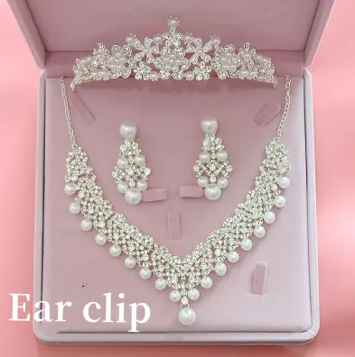 Hot bridal jewelry three sets of Korean